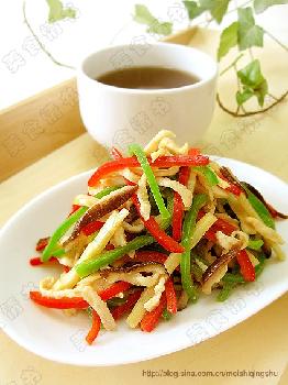 五彩鸡丝的做法