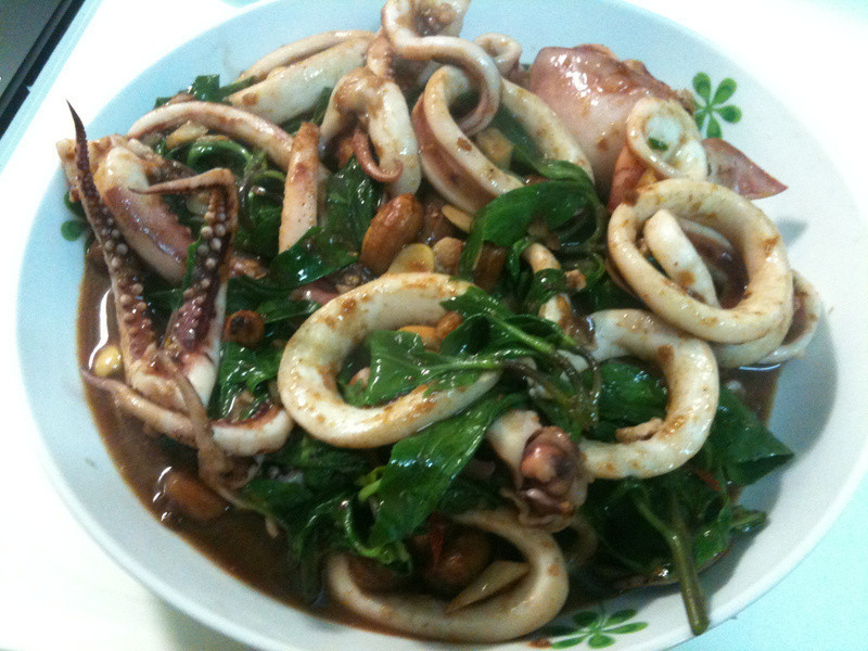 快炒三杯中卷的做法