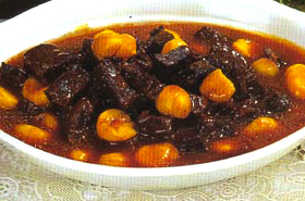 板栗烧牛肉的做法