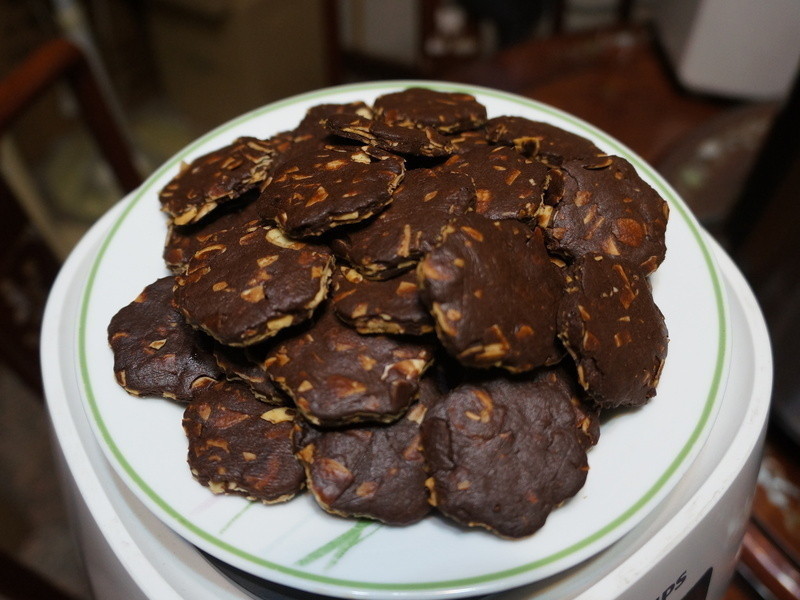 杏仁巧克力饼干《飞利浦气炸锅》的做法
