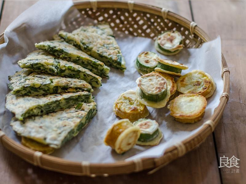 节瓜韭菜煎饼的做法