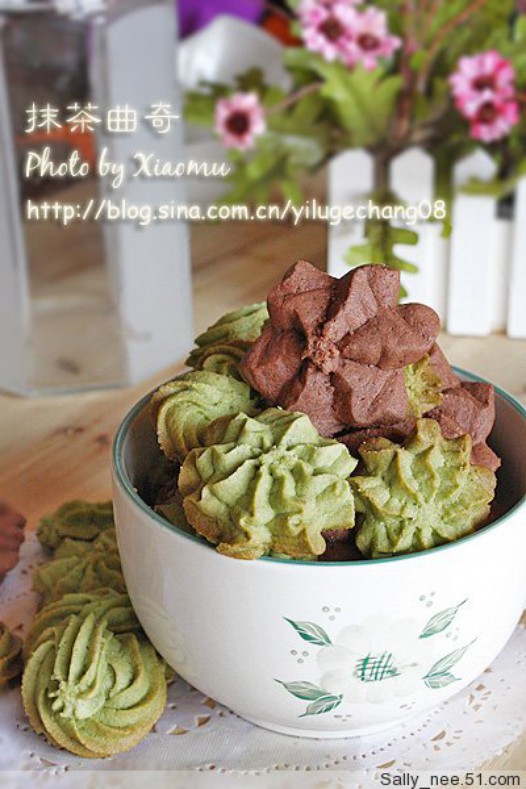 抹茶曲奇&可可曲奇的做法