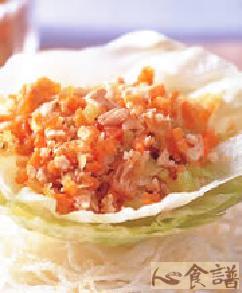 生菜鸡松的做法