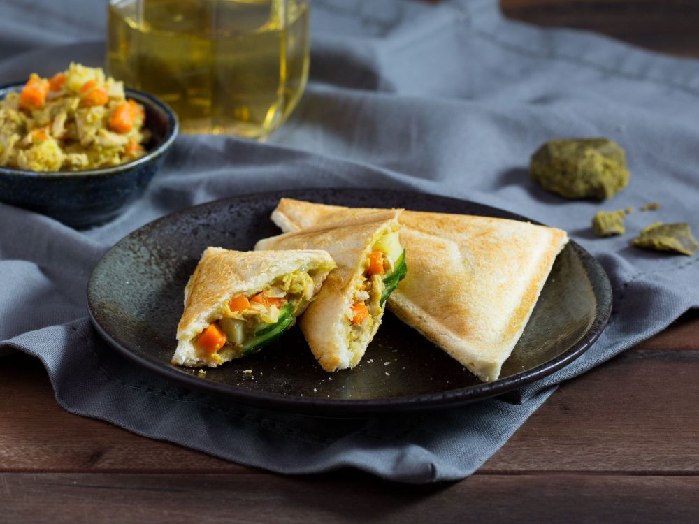 咖喱金枪鱼飞碟的做法