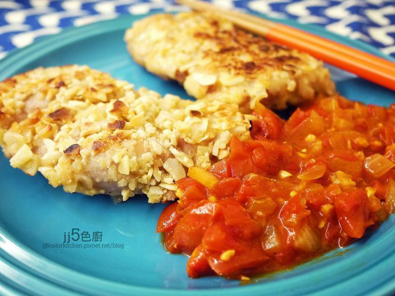 坚果鸡腿排的做法