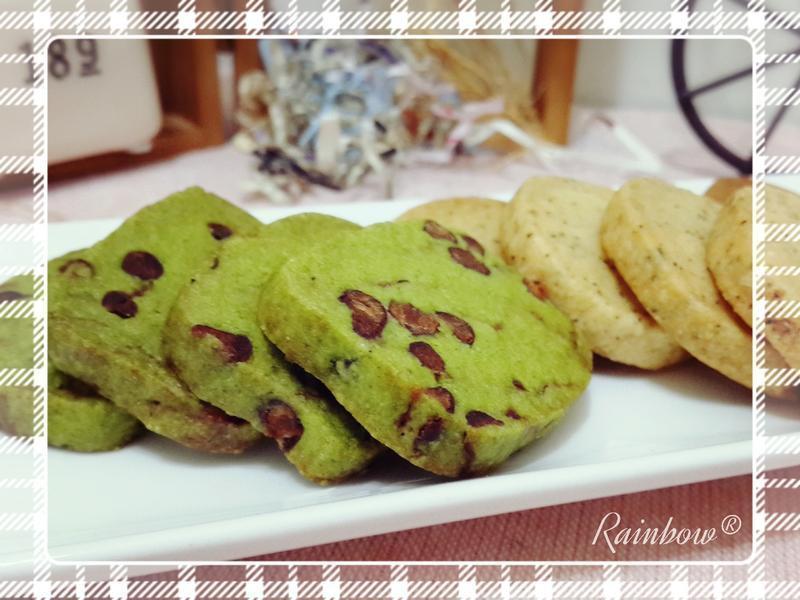 抹茶红豆香酥饼干的做法