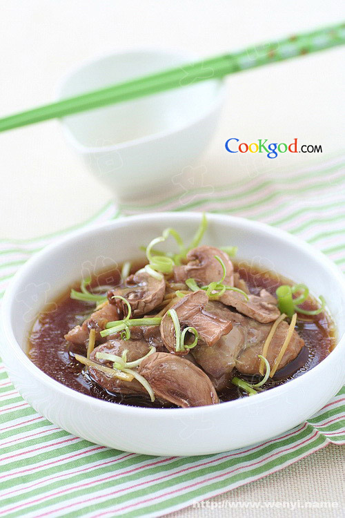 菇香蒸鸡的做法