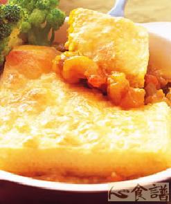 咖哩焗烤土司的做法