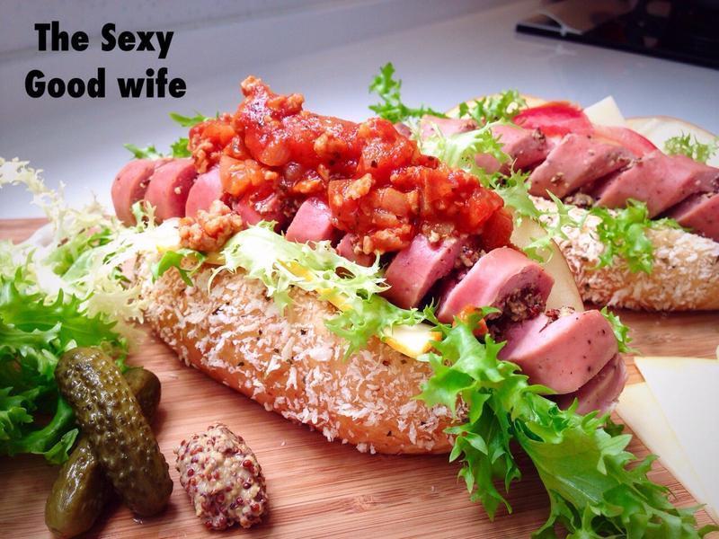 《番茄罗勒热狗堡》闲妻凉姆的做法