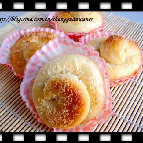 奶黄椰蓉蜗牛面包的做法