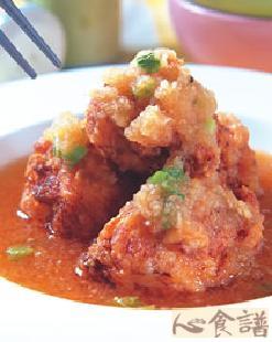 香酥鸡块雪泥煮的做法