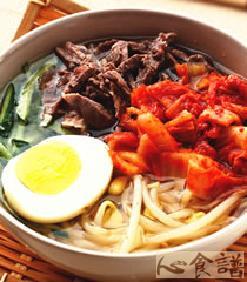 泡菜凉面的做法