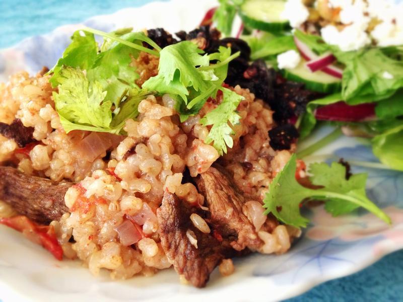 香料羊肉饭的做法