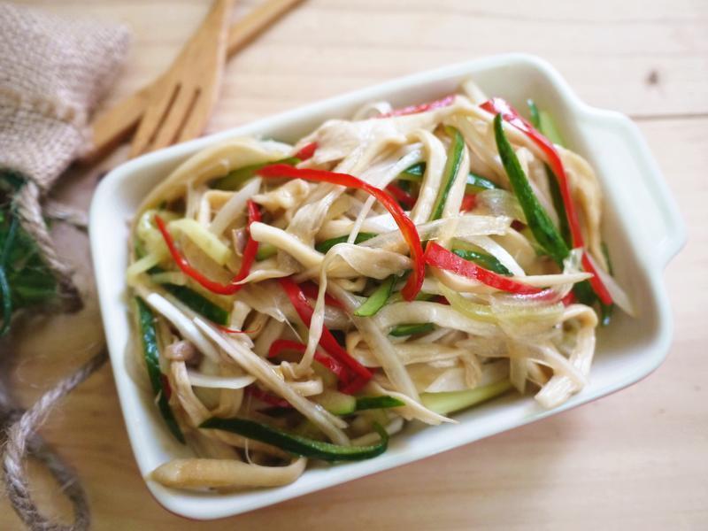 凉拌手撕杏鲍菇的做法