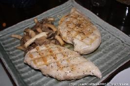 BBQ松蘑鸡胸的做法