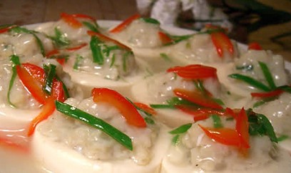 鱼肉镶豆腐的做法