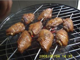 碳烤蜜翅的做法