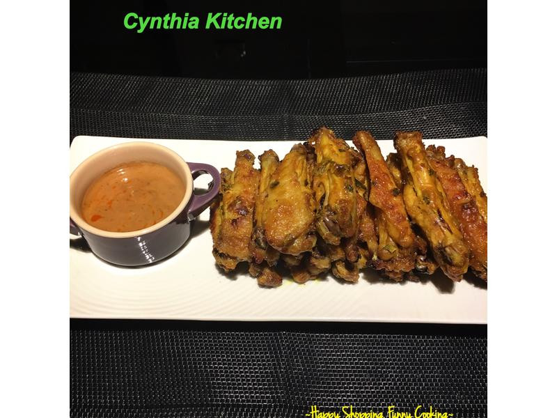 简易焗单骨鸡翼的做法