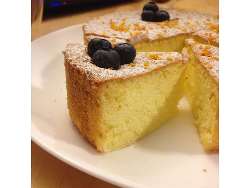 【甜点】香橙戚风蛋糕(6吋)的做法