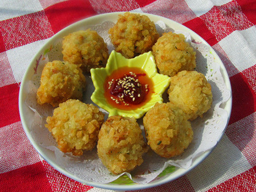 焦香土豆丸的做法