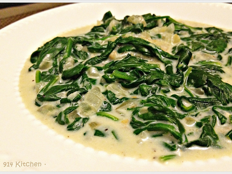 【深夜食堂】简易低卡的奶油菠菜的做法