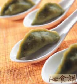 一口鲑鱼饺的做法