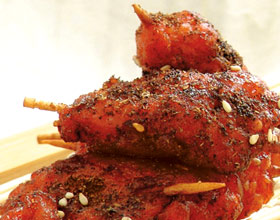 炸羊肉块的做法