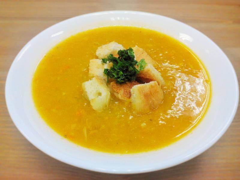 蟹肉南瓜浓汤的做法