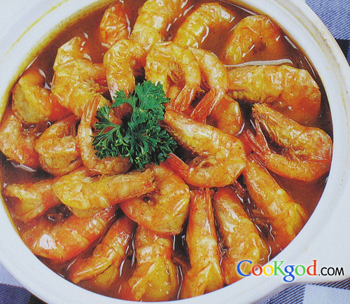 泰式拉皮基围虾的做法