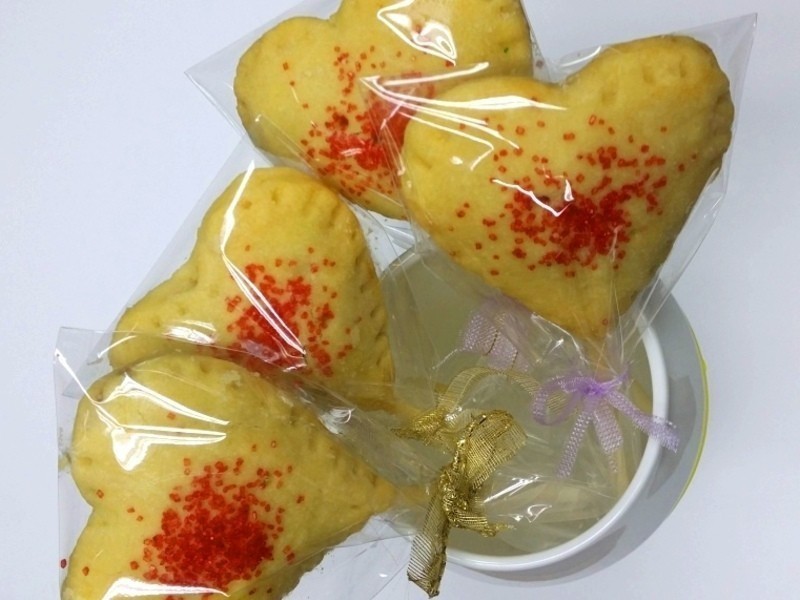 迷你爱心派的做法