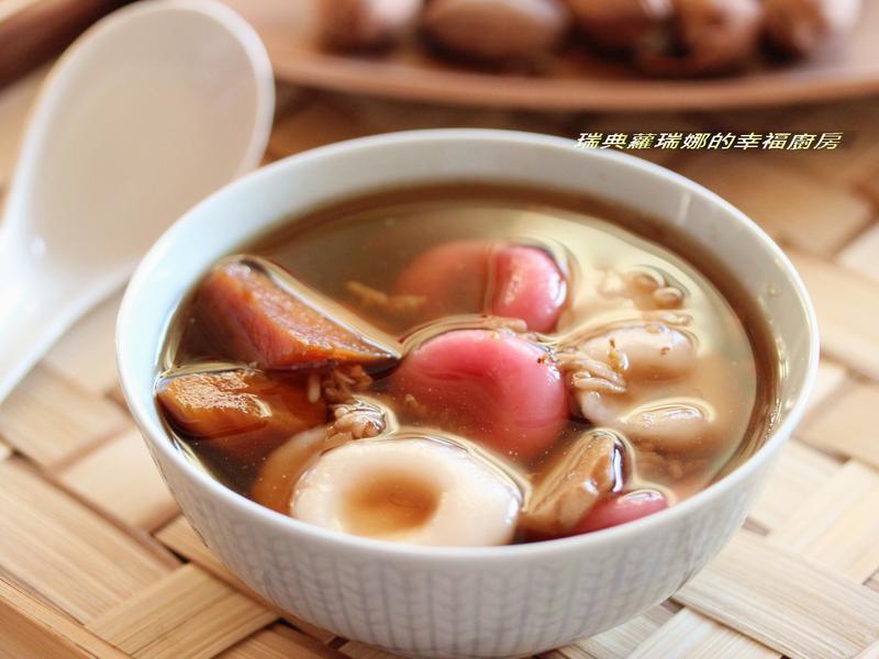 酒酿黑糖地瓜汤圆的做法