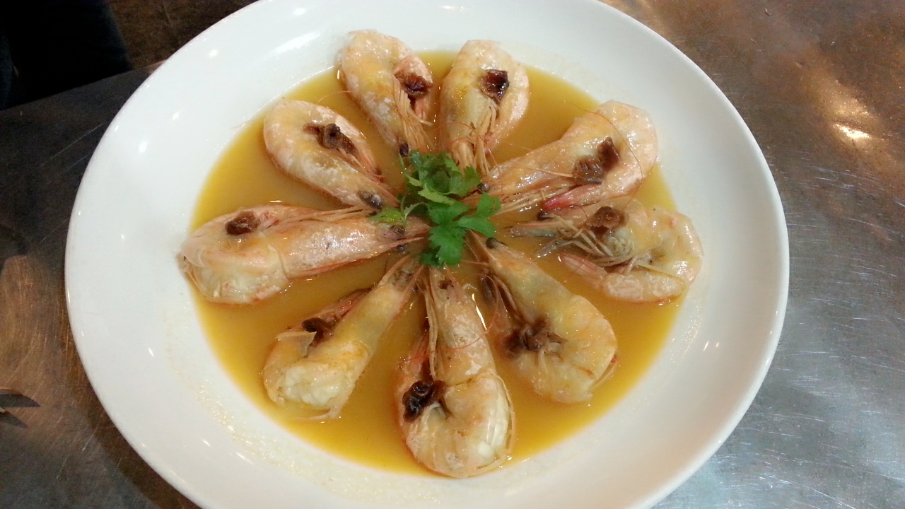 枸杞花雕虾的做法