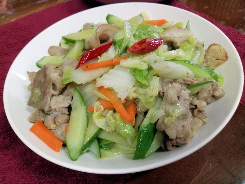 山东炒炒肉的做法