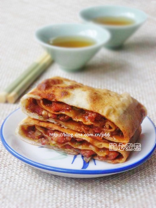 葱香肉饼的做法