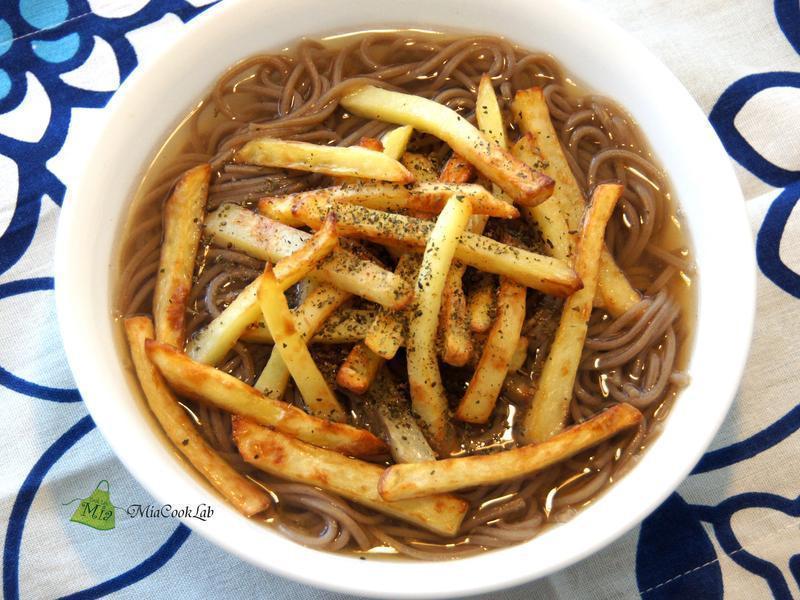 薯条荞麦面的做法