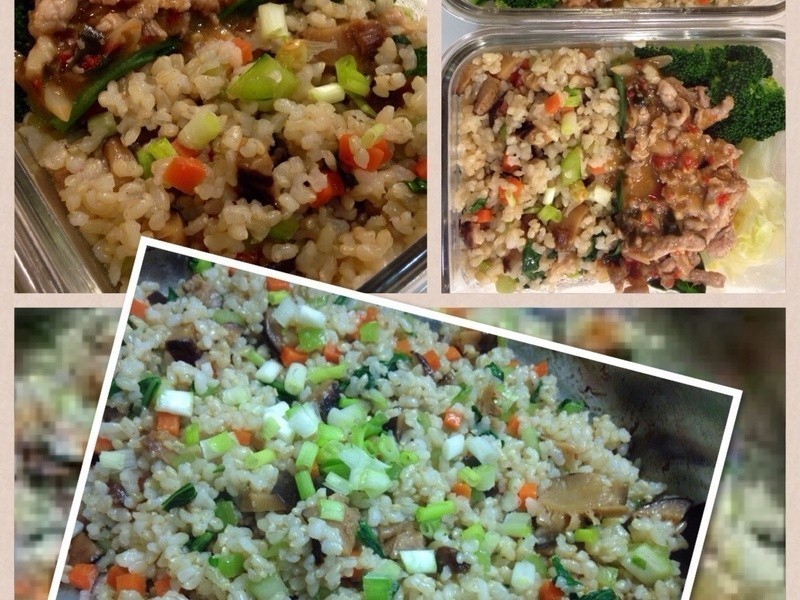 菲比厨房 便当1好 香菇汤匙菜饭的做法