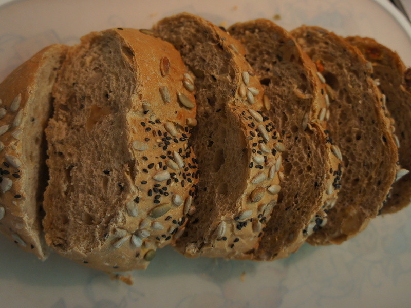 黑糖乳酪坚果面包?的做法