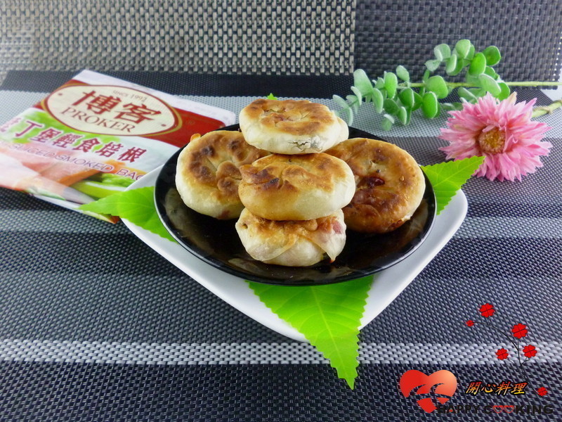 培根葱卷小饼【博客培根】的做法