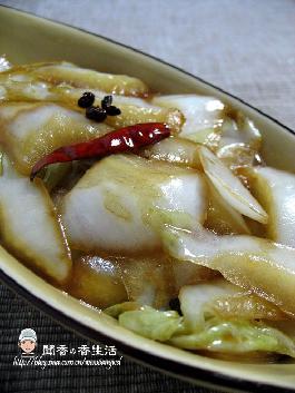 醋溜白菜片的做法