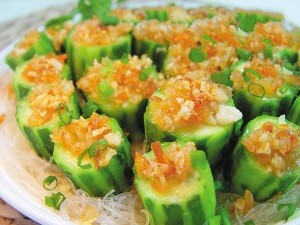 蒜茸虾米丝瓜的做法