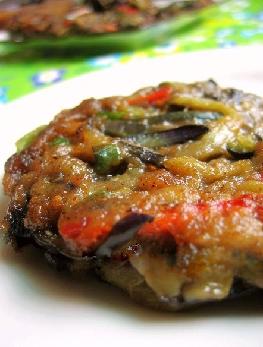 五香茄饼的做法