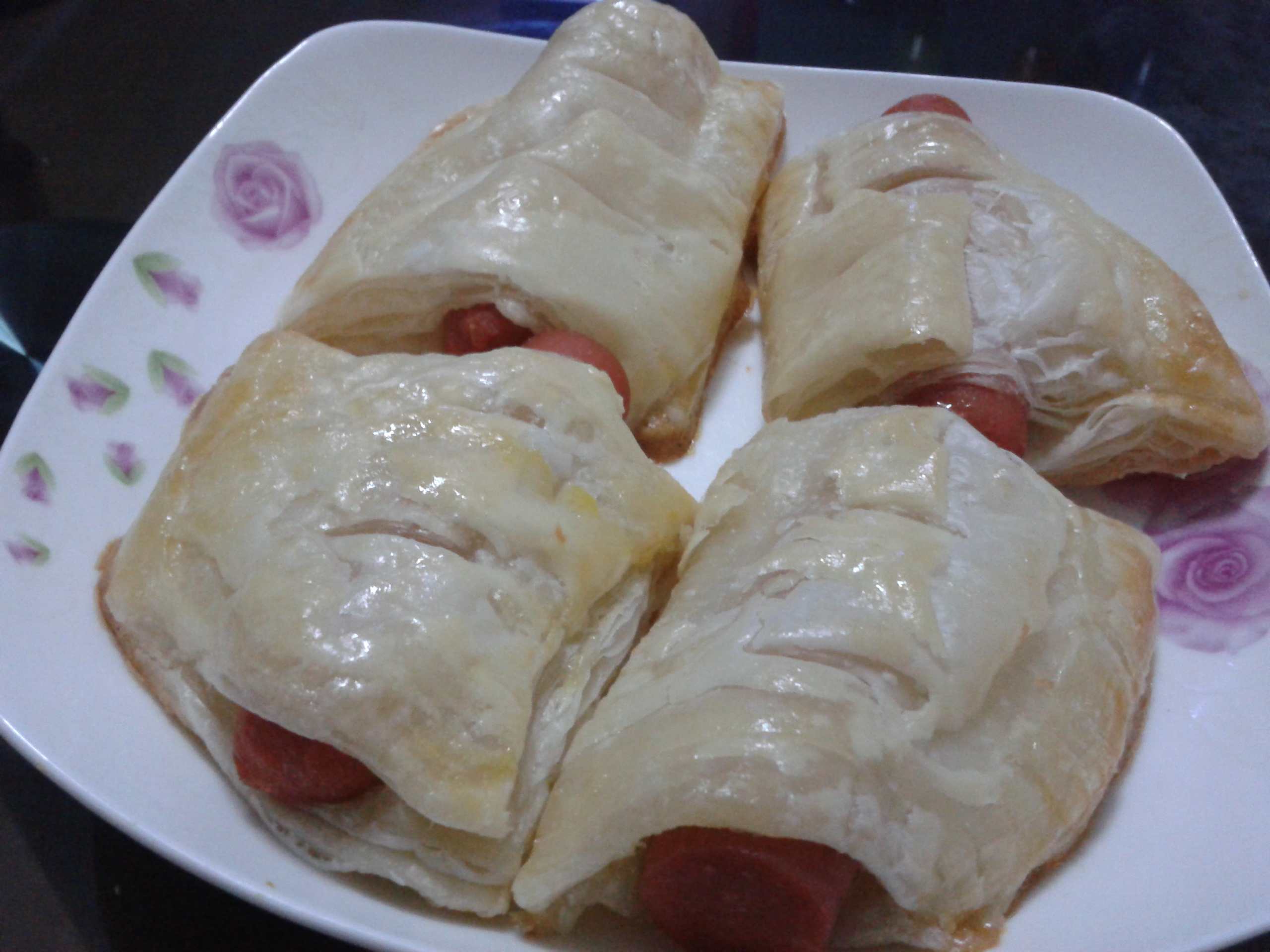 香肠派(4个)的做法