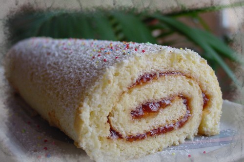 果酱卷 Biscuit roulé à la confiture的做法