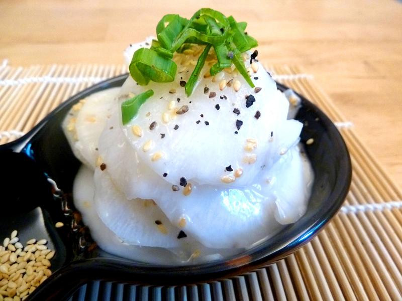 芝麻白萝卜沙拉的做法