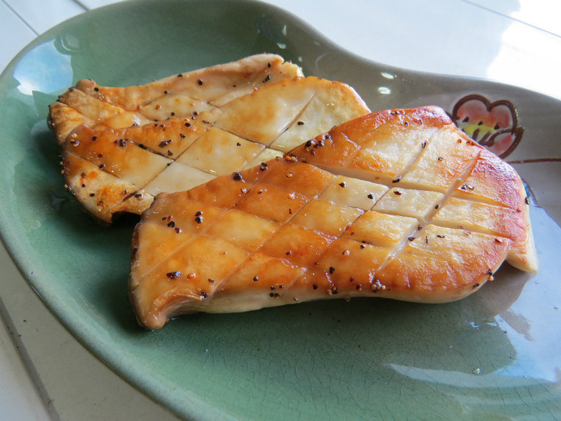 ▊香煎杏饱菇 ?? ▊的做法