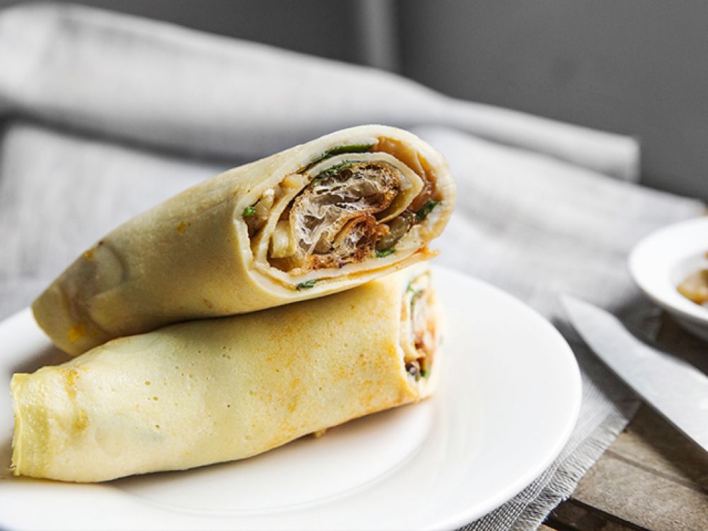 简易煎饼果子的做法