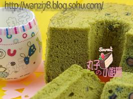 抹茶黑豆戚风的做法