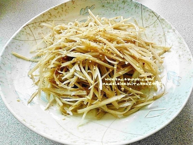 金平牛蒡的做法