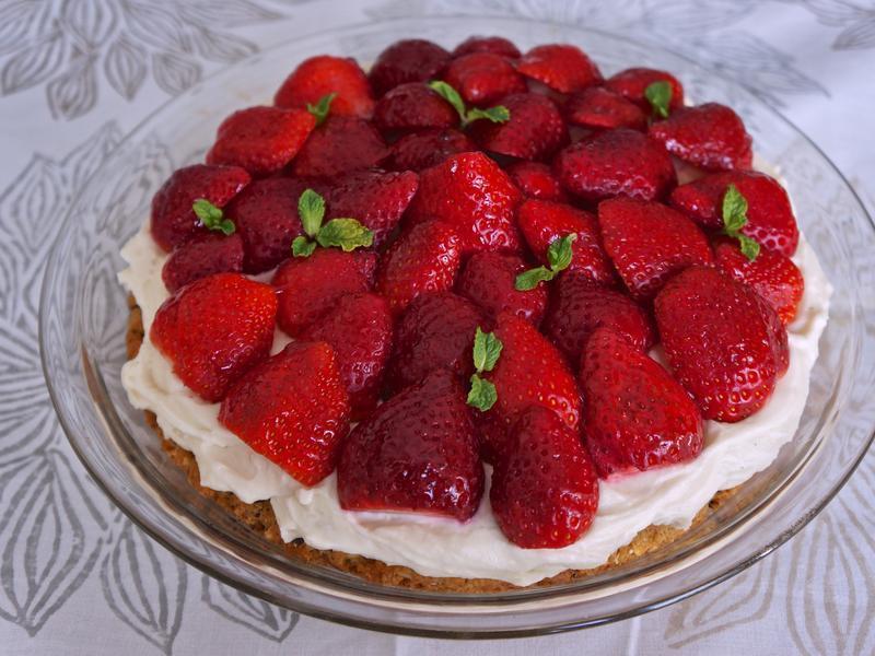 草莓杏仁塔的做法