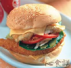 鲑鱼燻起司汉堡的做法